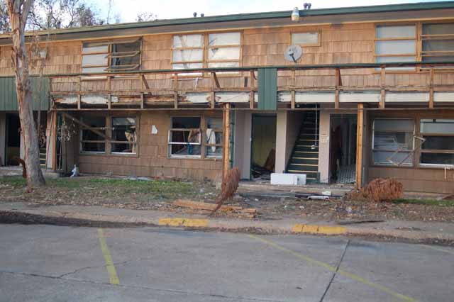 Apt complex off 61st St. 